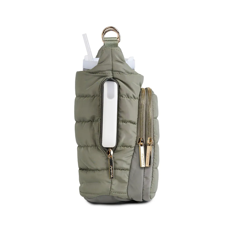 HydroBag® HANDLE™ - Sage Green with Sage and Tan Strap