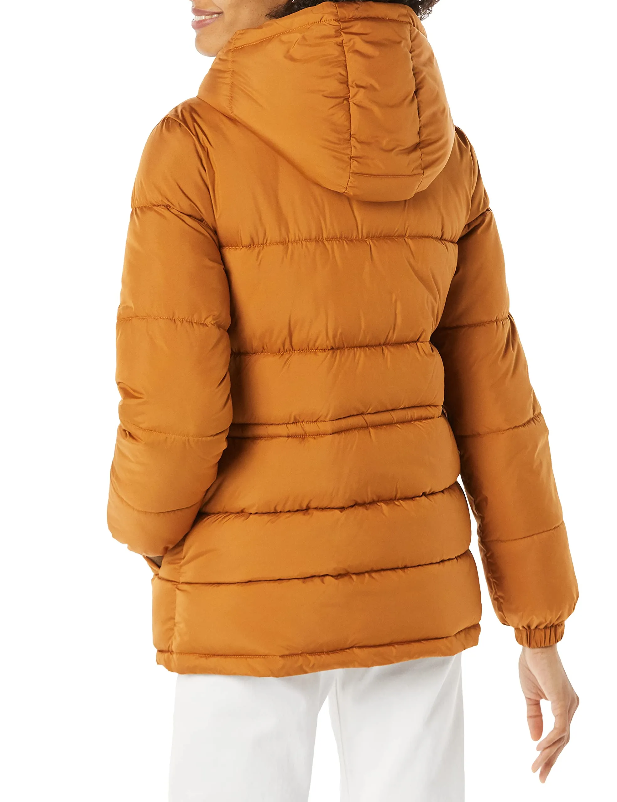 Italian Puffy Jacket with Drawstring Waist