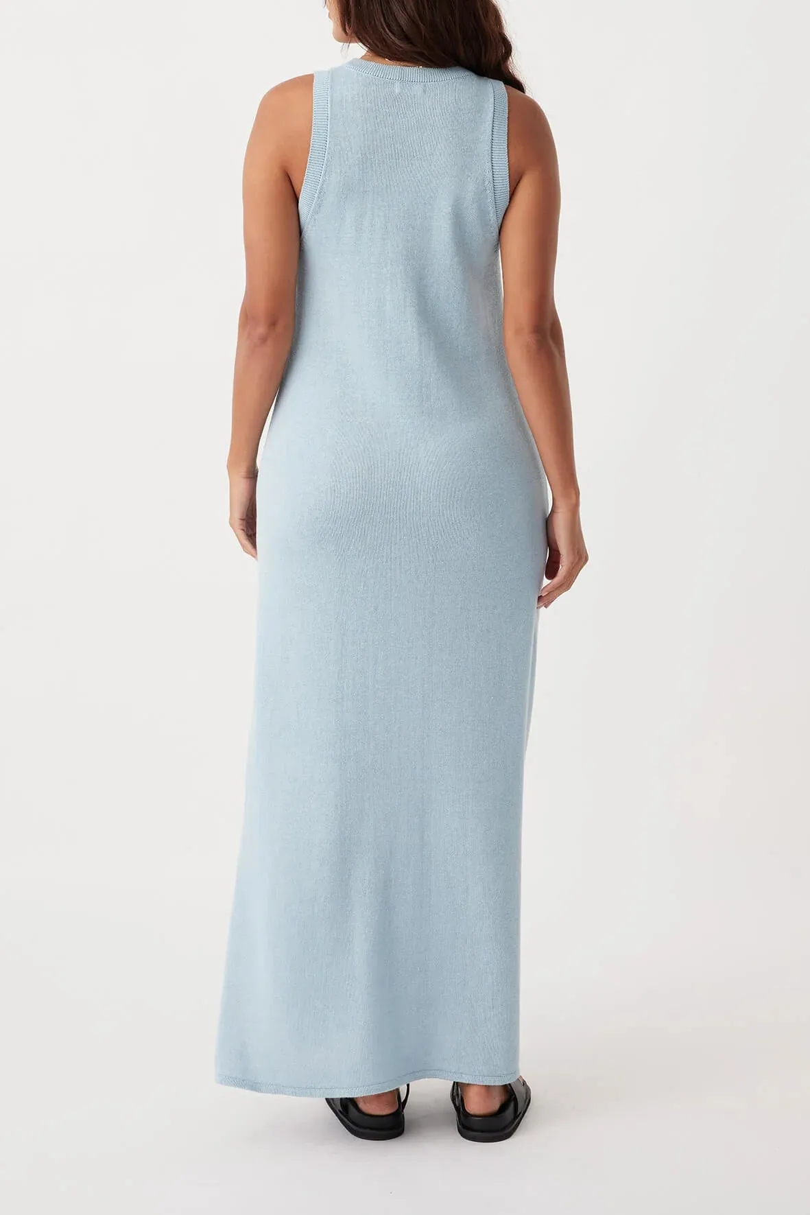 Izi Organic Maxi Dress  - Sky