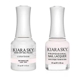 Kiara Sky Classic Gel & Polish Duo - #514 The Simple Life