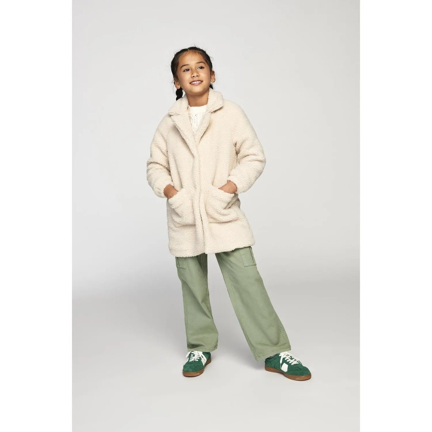 kids ONLY Pumice Stone Sandra Teddy Long Coat