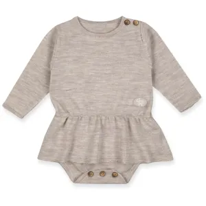 Lillelam Light Beige Romperkjole Baby Natur