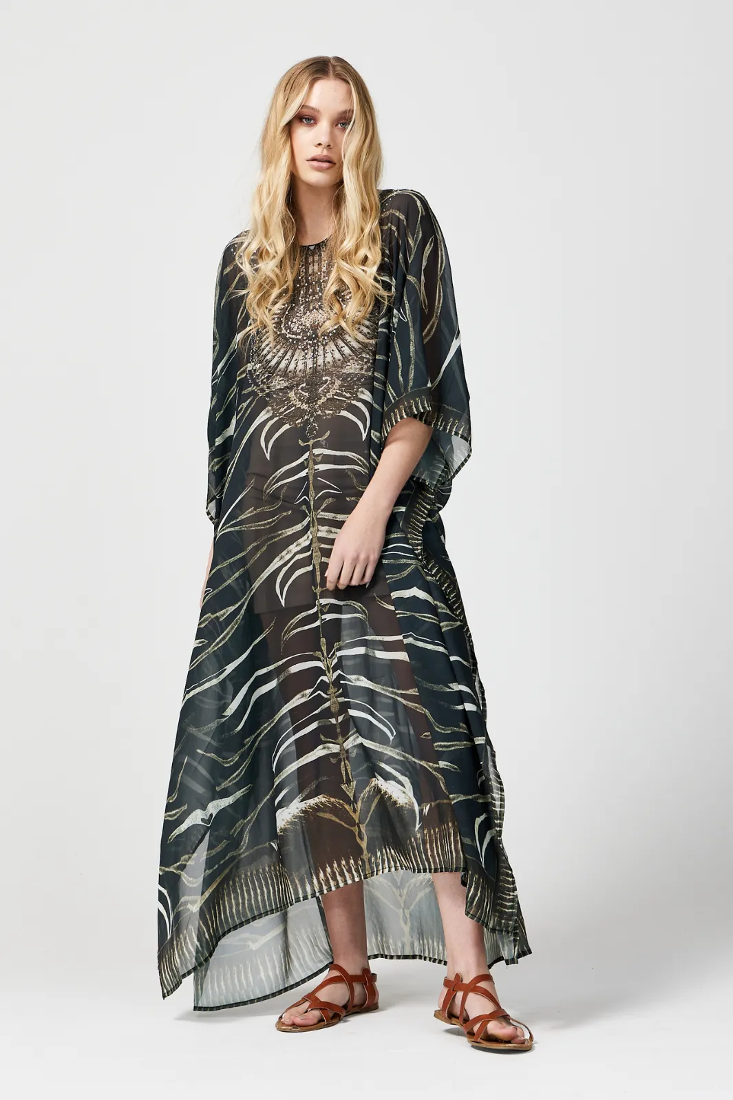 Long Black Kaftan