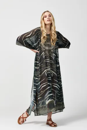 Long Black Kaftan