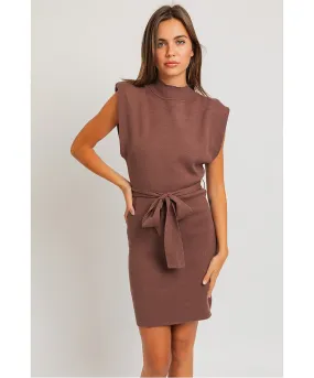 Makena Mock Neck Knit Dress