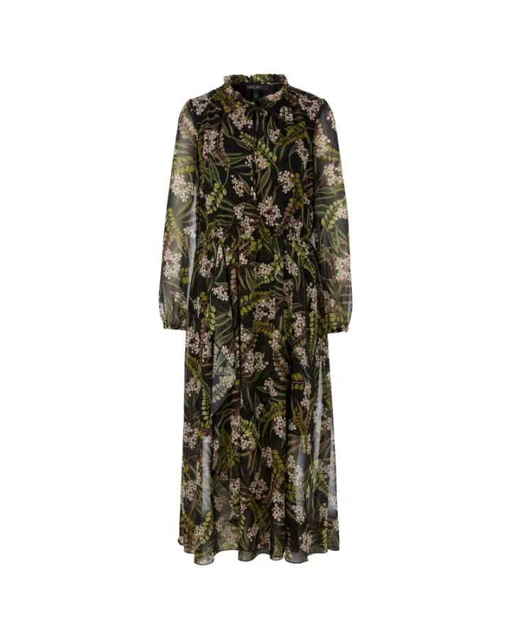 Marc Cain Floral Leaf Print Dress