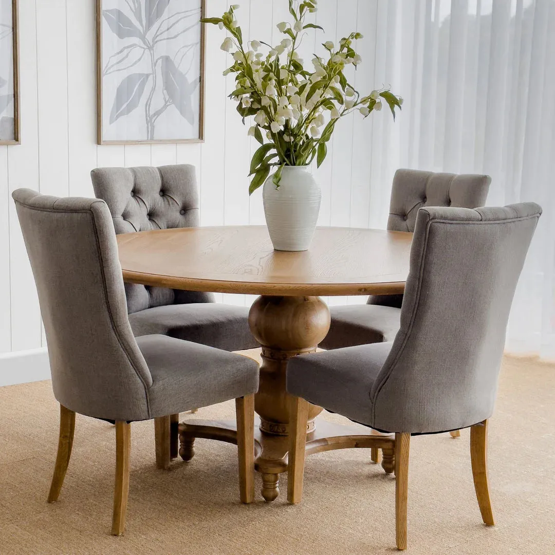 Marseilles Oakwood Round Dining Table 150cm