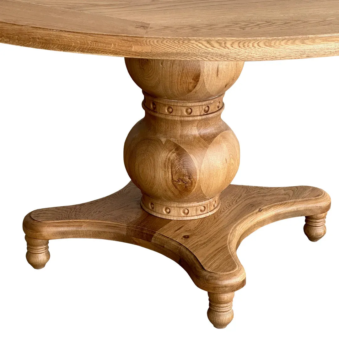 Marseilles Oakwood Round Dining Table 150cm