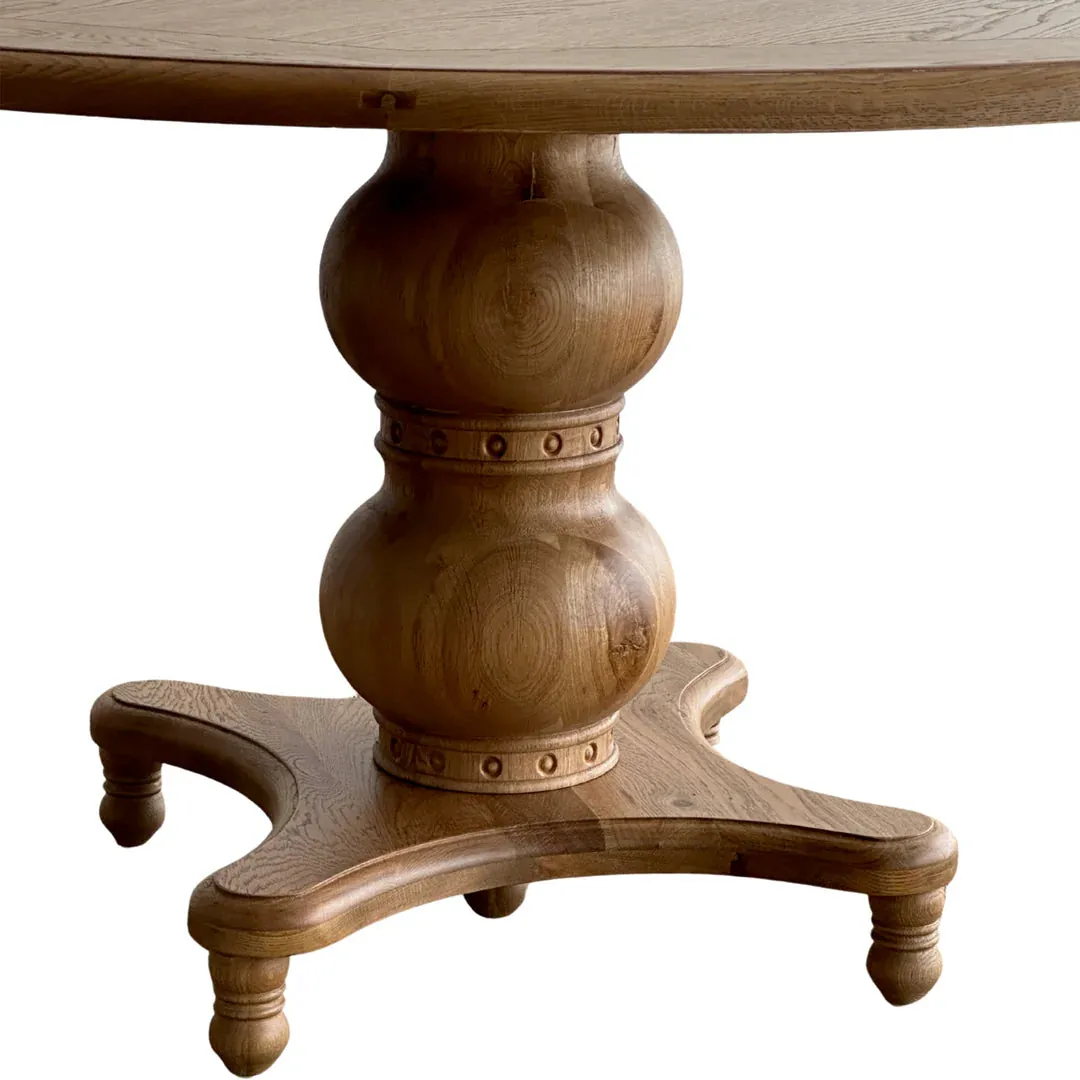 Marseilles Oakwood Round Dining Table 150cm