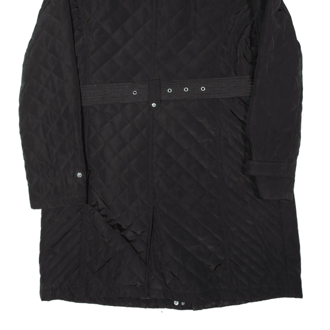 MICHAEL KORS Quilted Coat Black Womens L