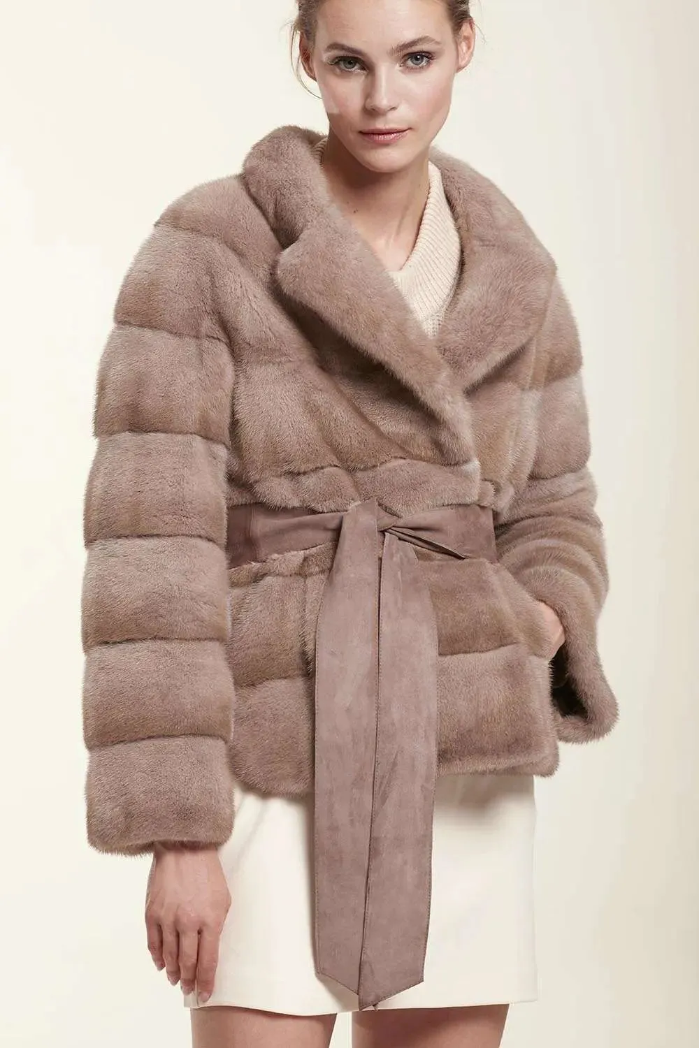 Mink jacket fur