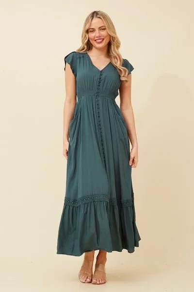 Minx Maxi Dress - Teal Tempo