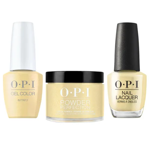 OPI Trio: S022 Buttafly