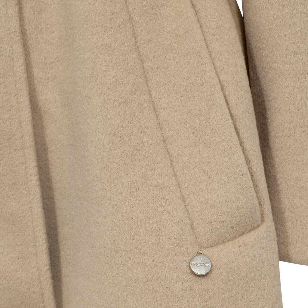 Pieszak Willa Wool Long Coat in Beige