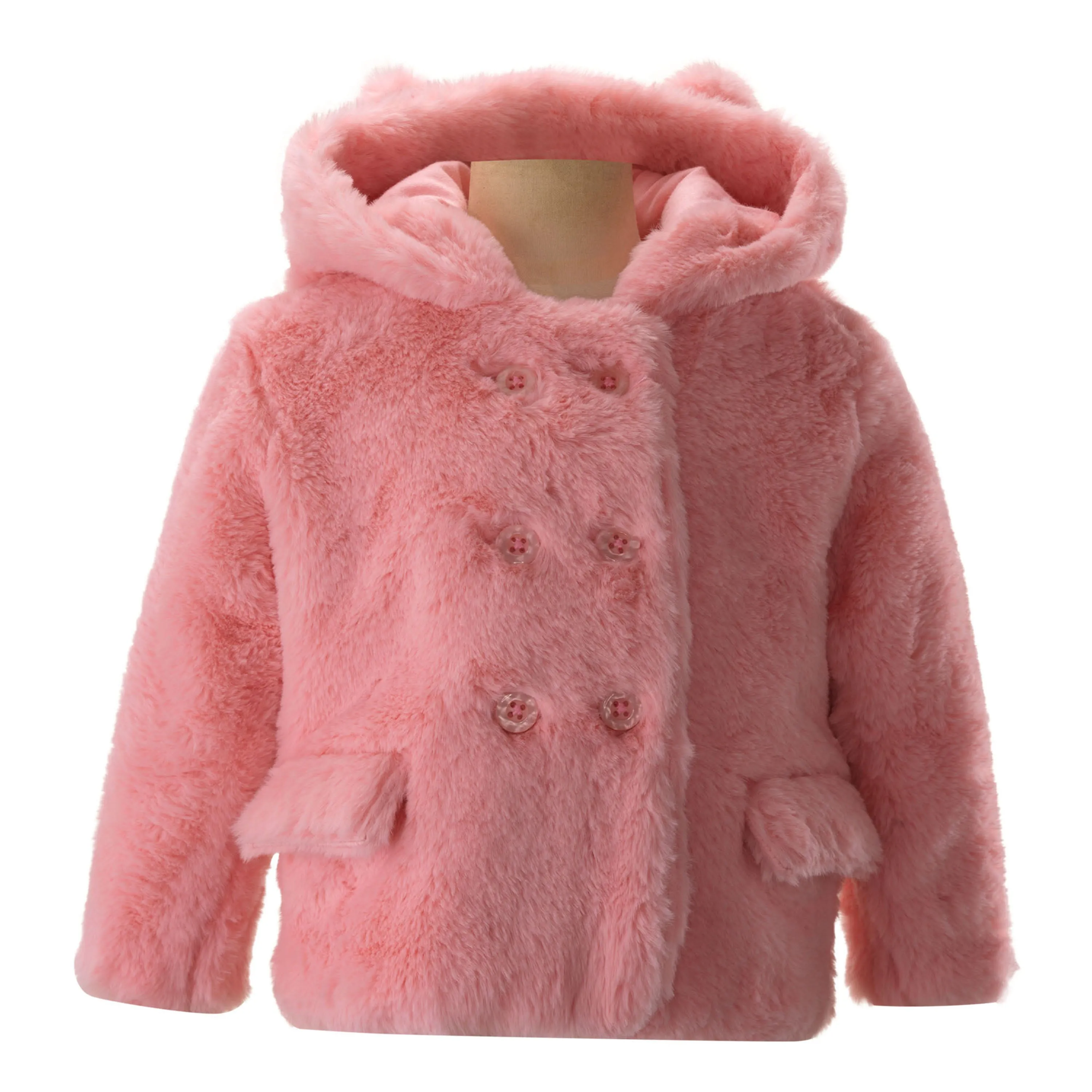 Pink Teddy Coat