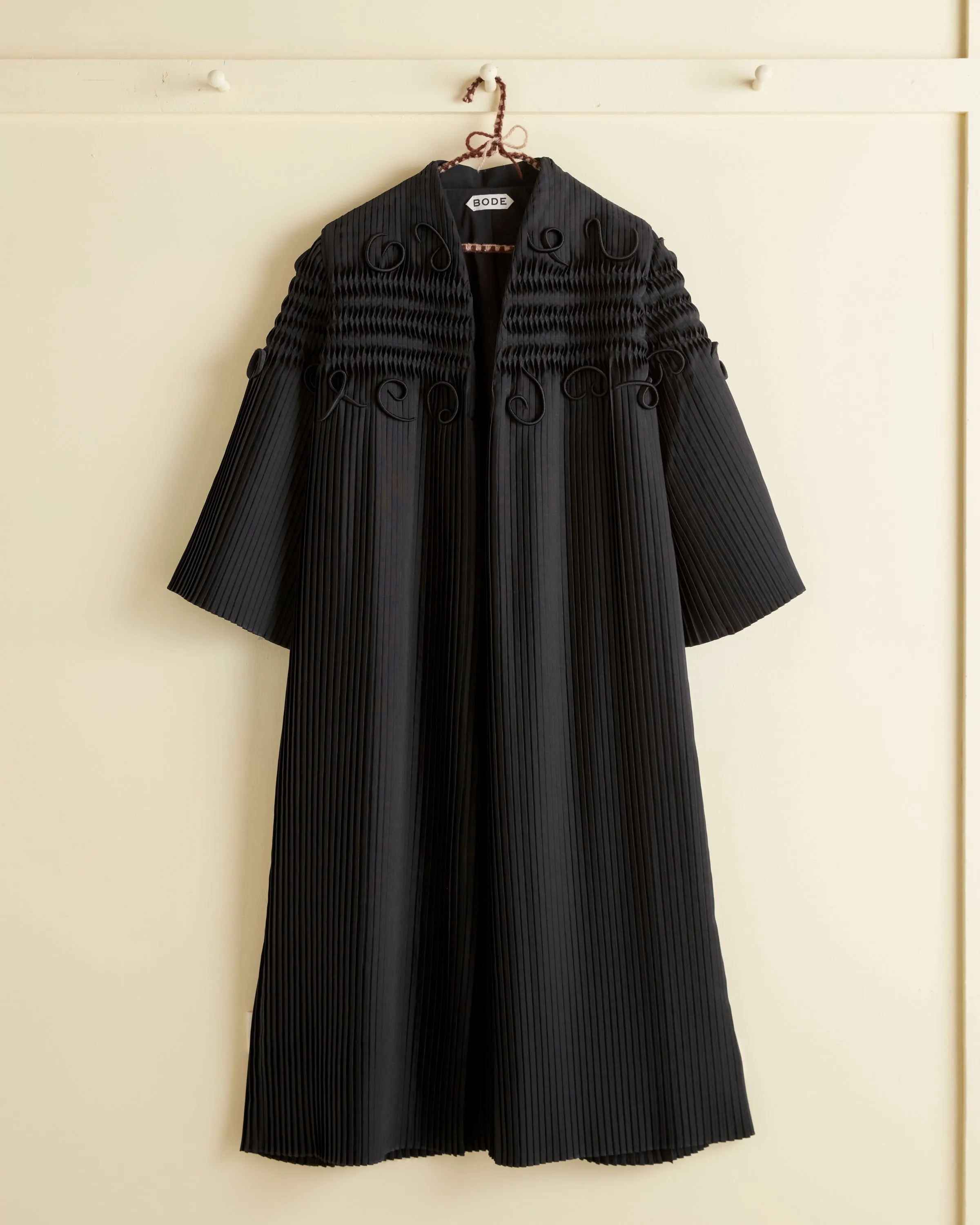 Pleated Opera Coat