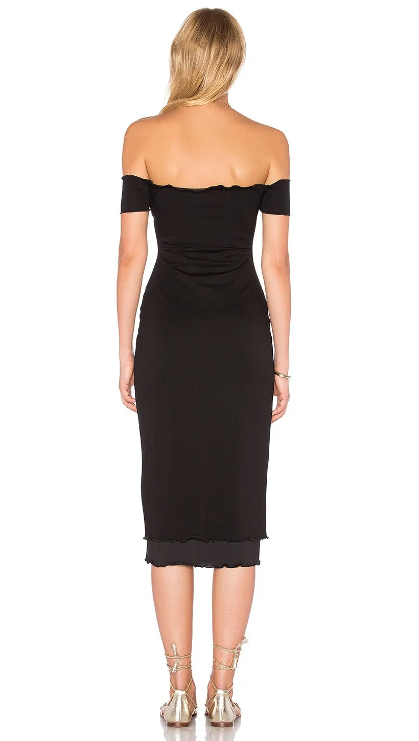 Privacy Please Caperton Dress Black