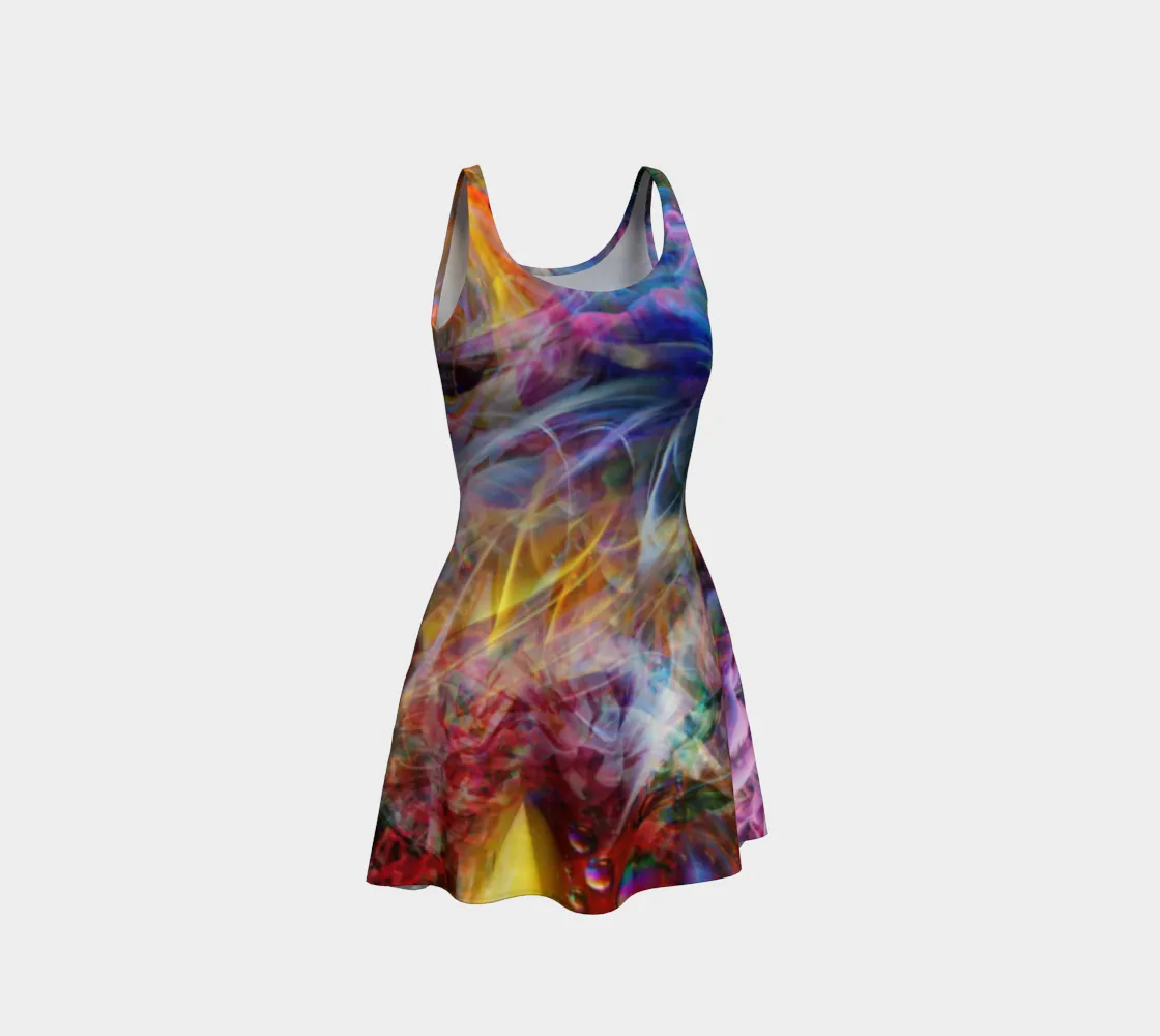 Psychedelic Circus Flare Dress