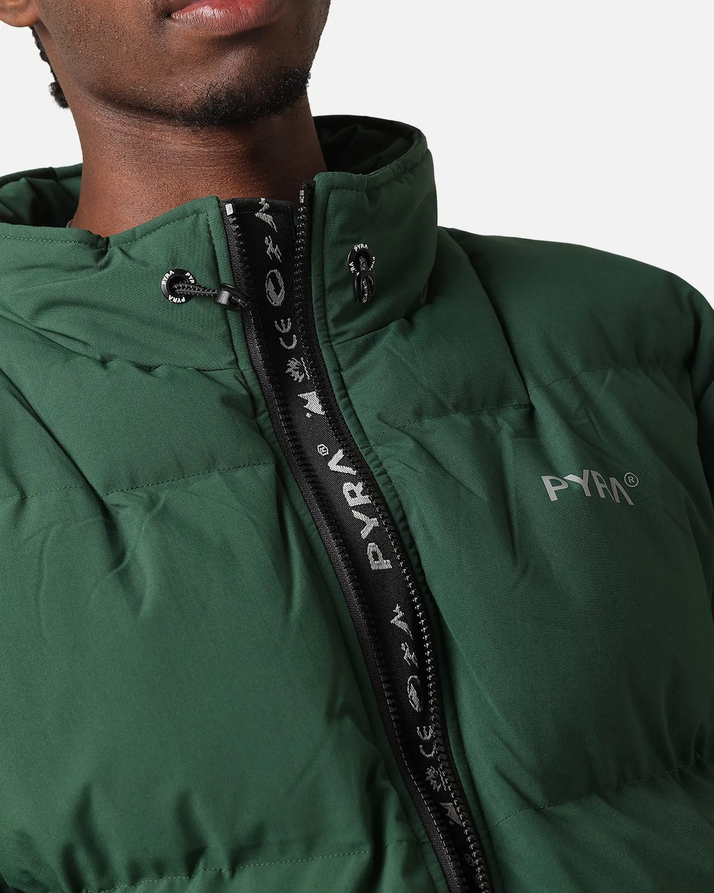 Pyra Padded Puffa Jacket Green