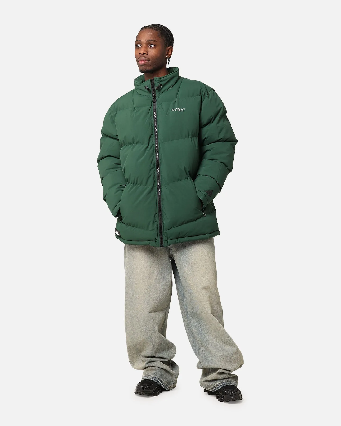 Pyra Padded Puffa Jacket Green