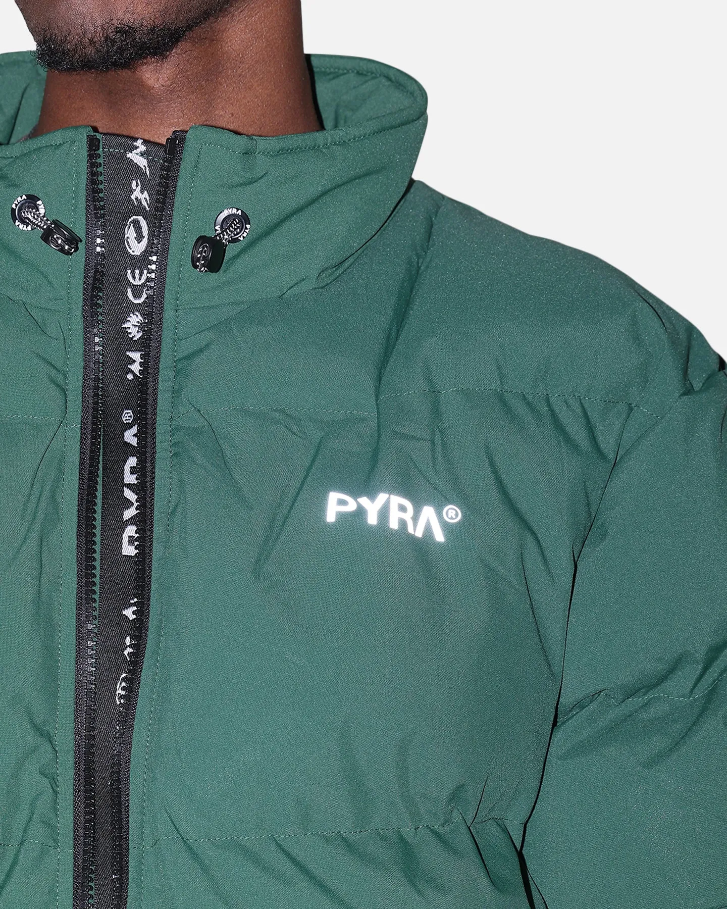 Pyra Padded Puffa Jacket Green