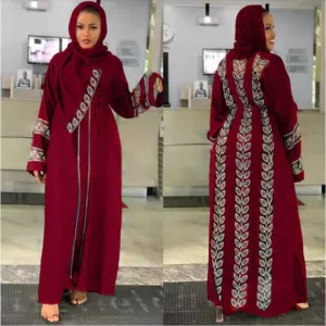 Queen Of Diamond Plus Size Abaya Dress