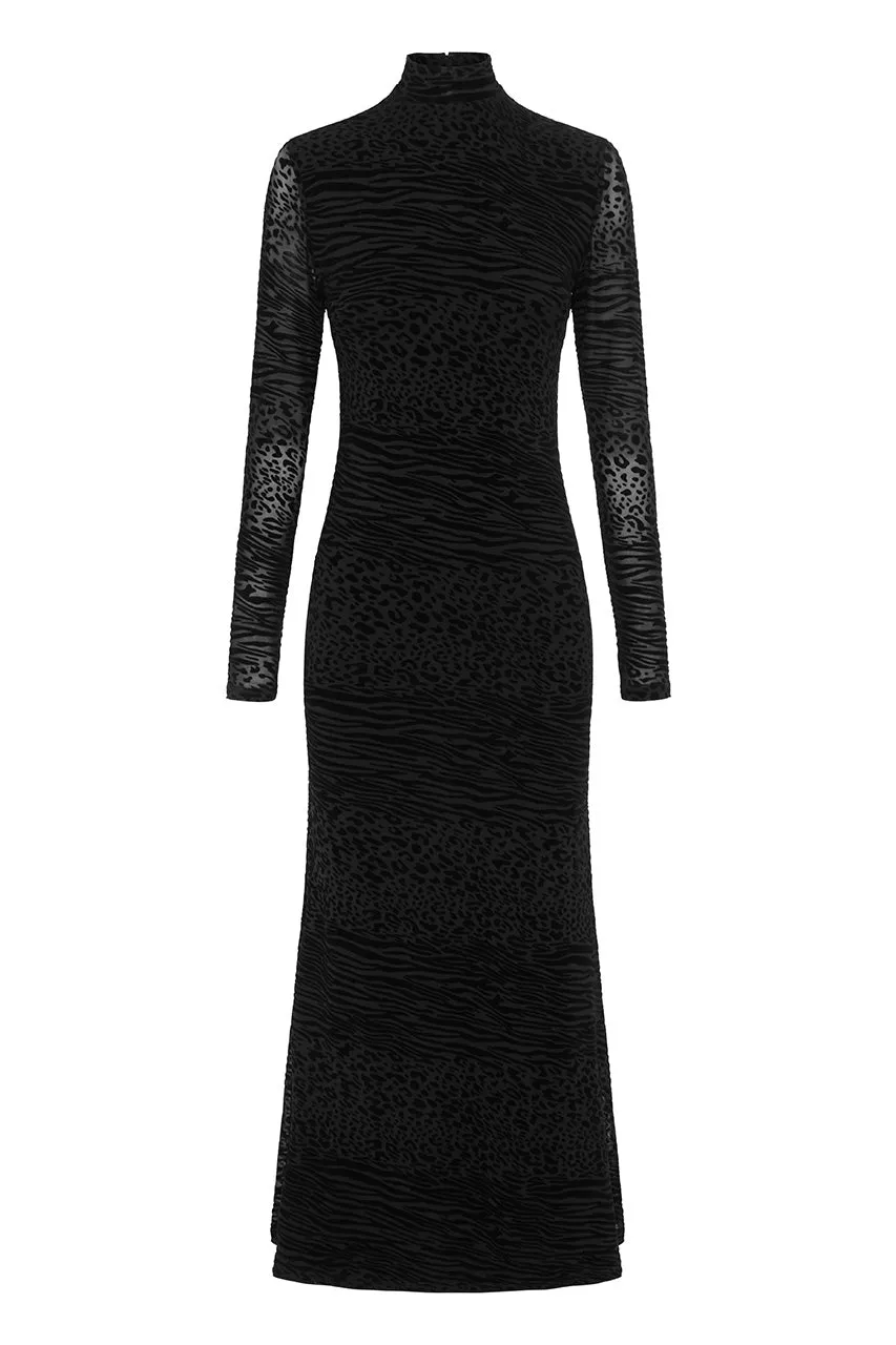 REYA MAXI DRESS - BLACK