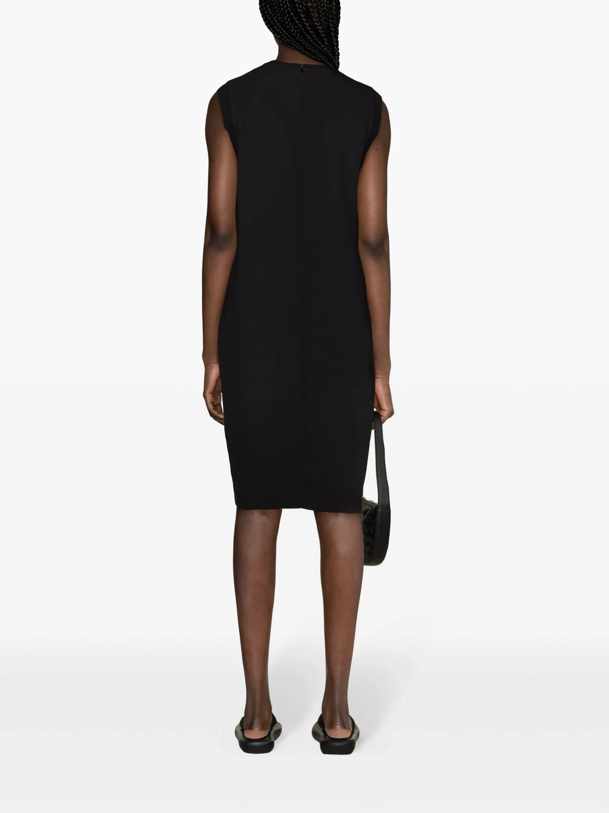 Rib Edge Shift Dress