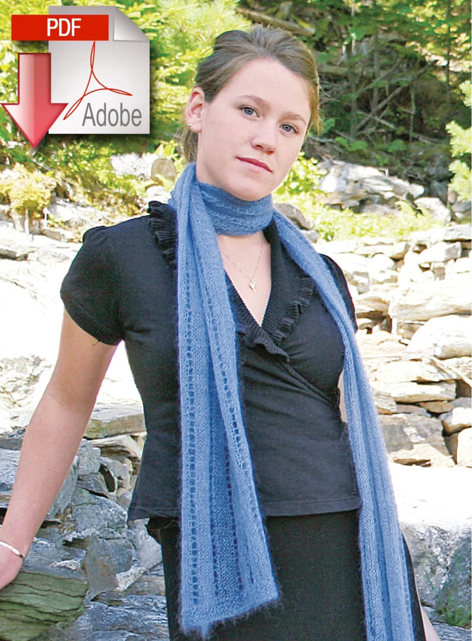 Romantic Silk and Mohair Scarf, download