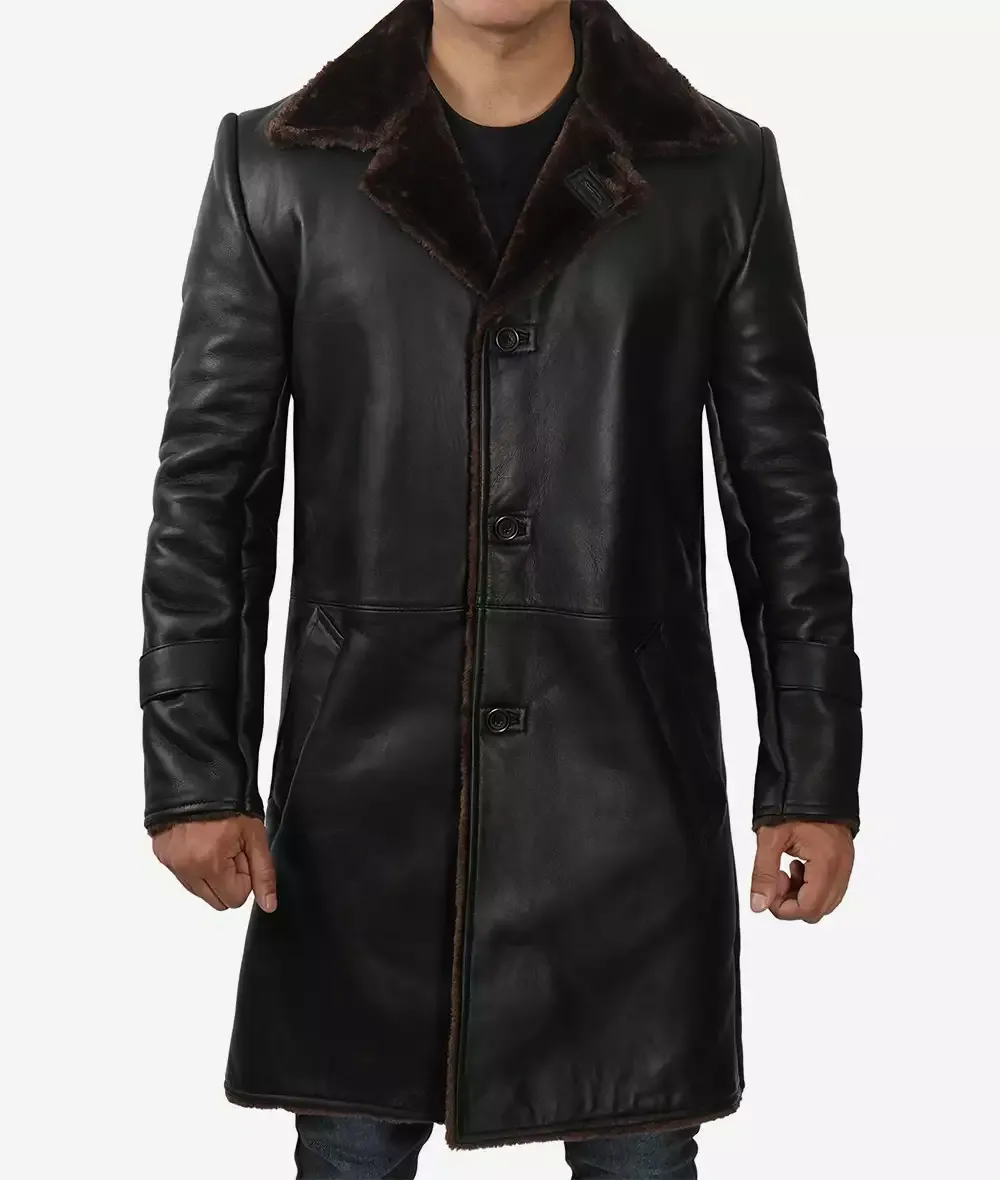 RYAN GOSLING BLADE RUNNER 2049 BLACK TRENCH COAT