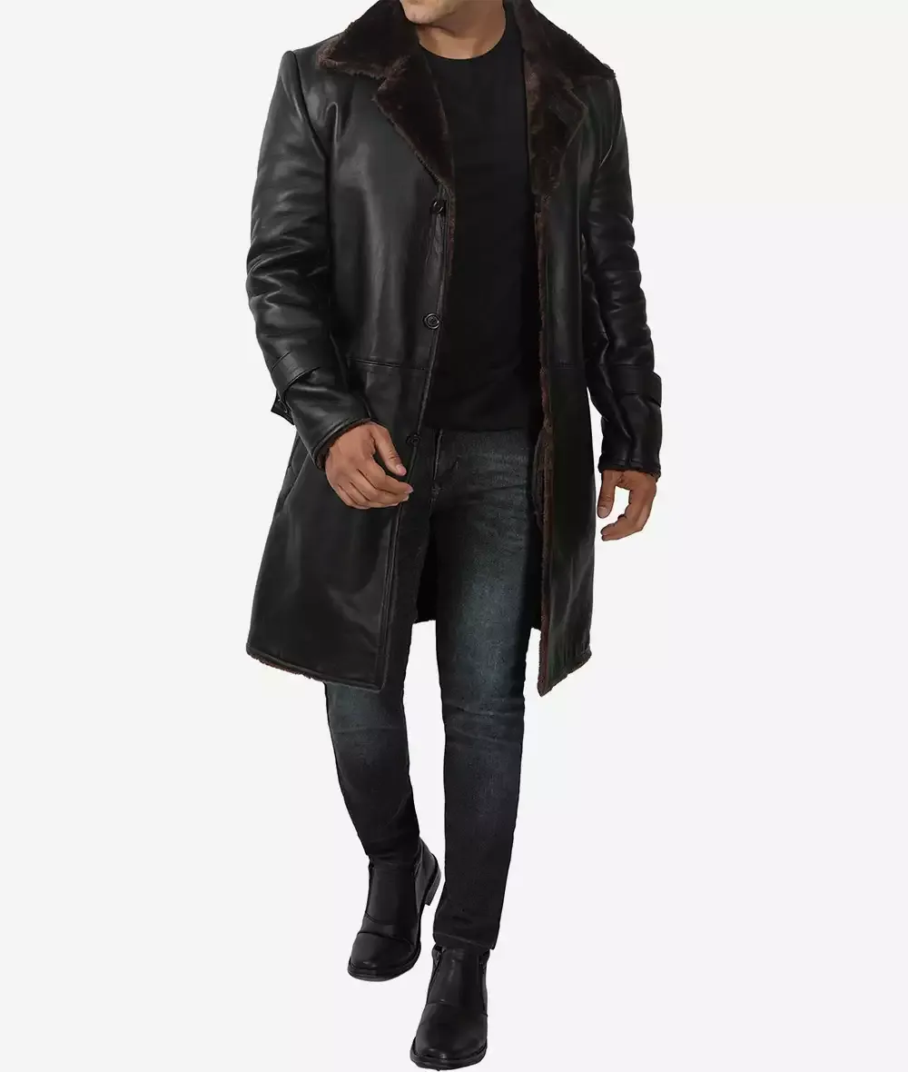 RYAN GOSLING BLADE RUNNER 2049 BLACK TRENCH COAT