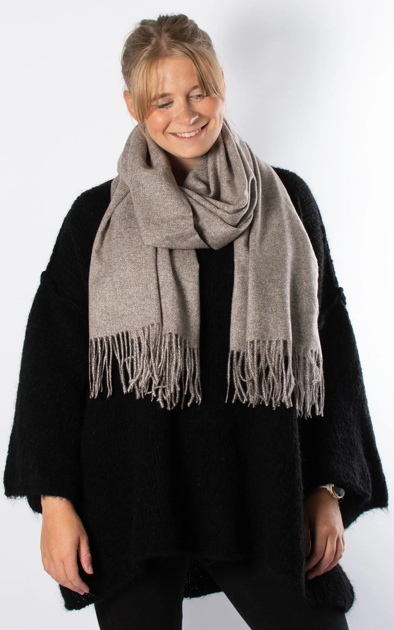 Soft Knit Scarf | Mocha