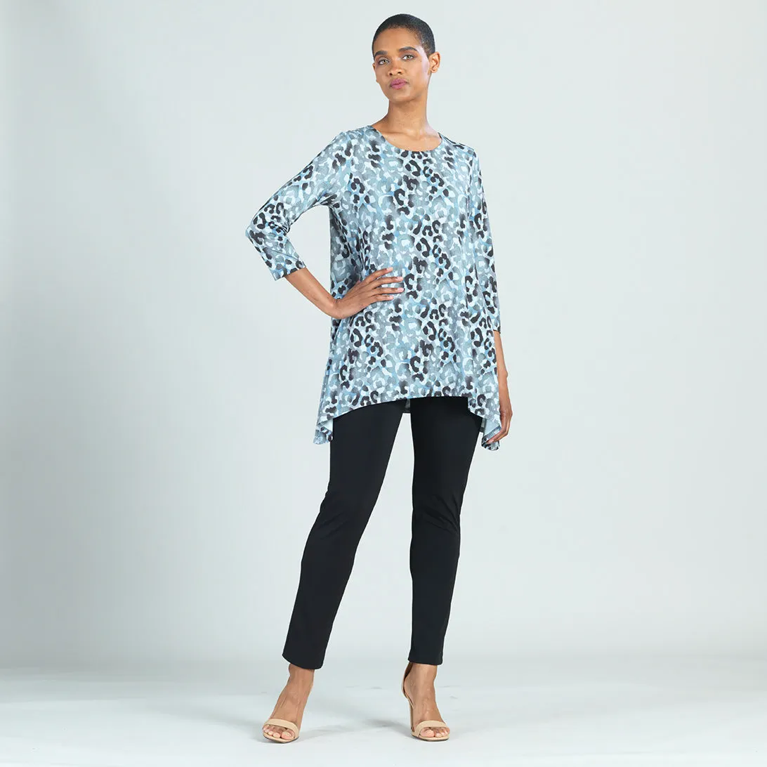 Soft Pleat Knit - Back Tie Tunic - Leopard - Final Sale!