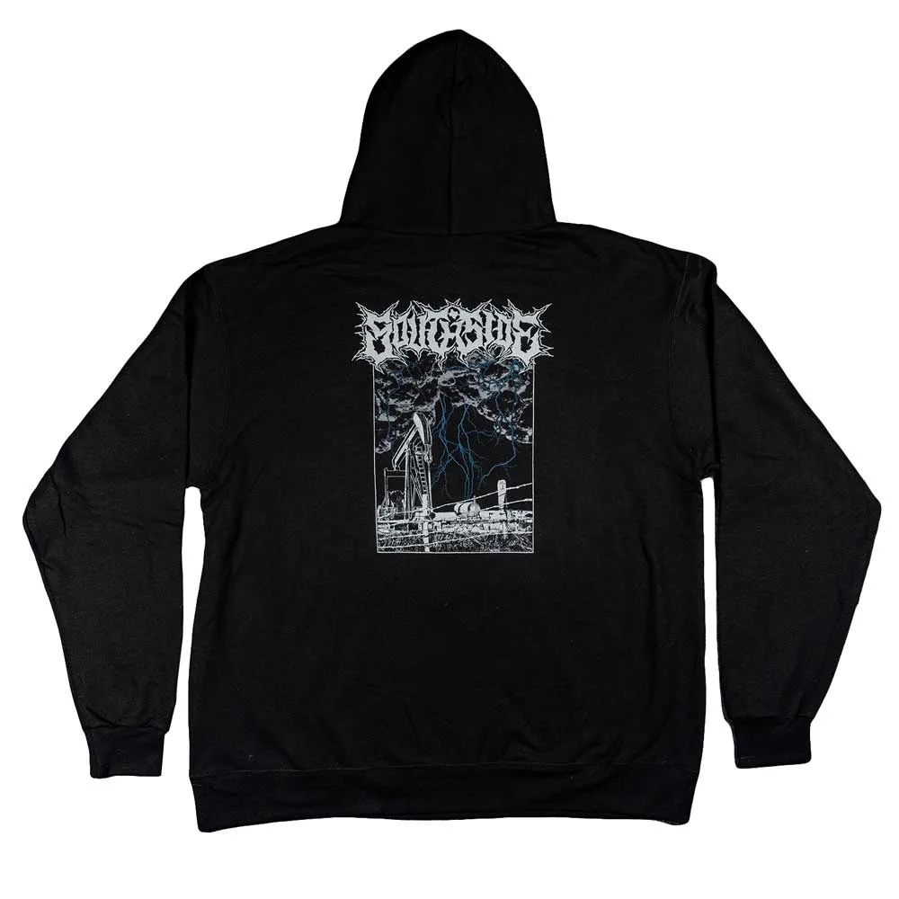 Southside Texas Champion Pullover Hoodie Black Embroidery and Screenprinted Skateshop Day