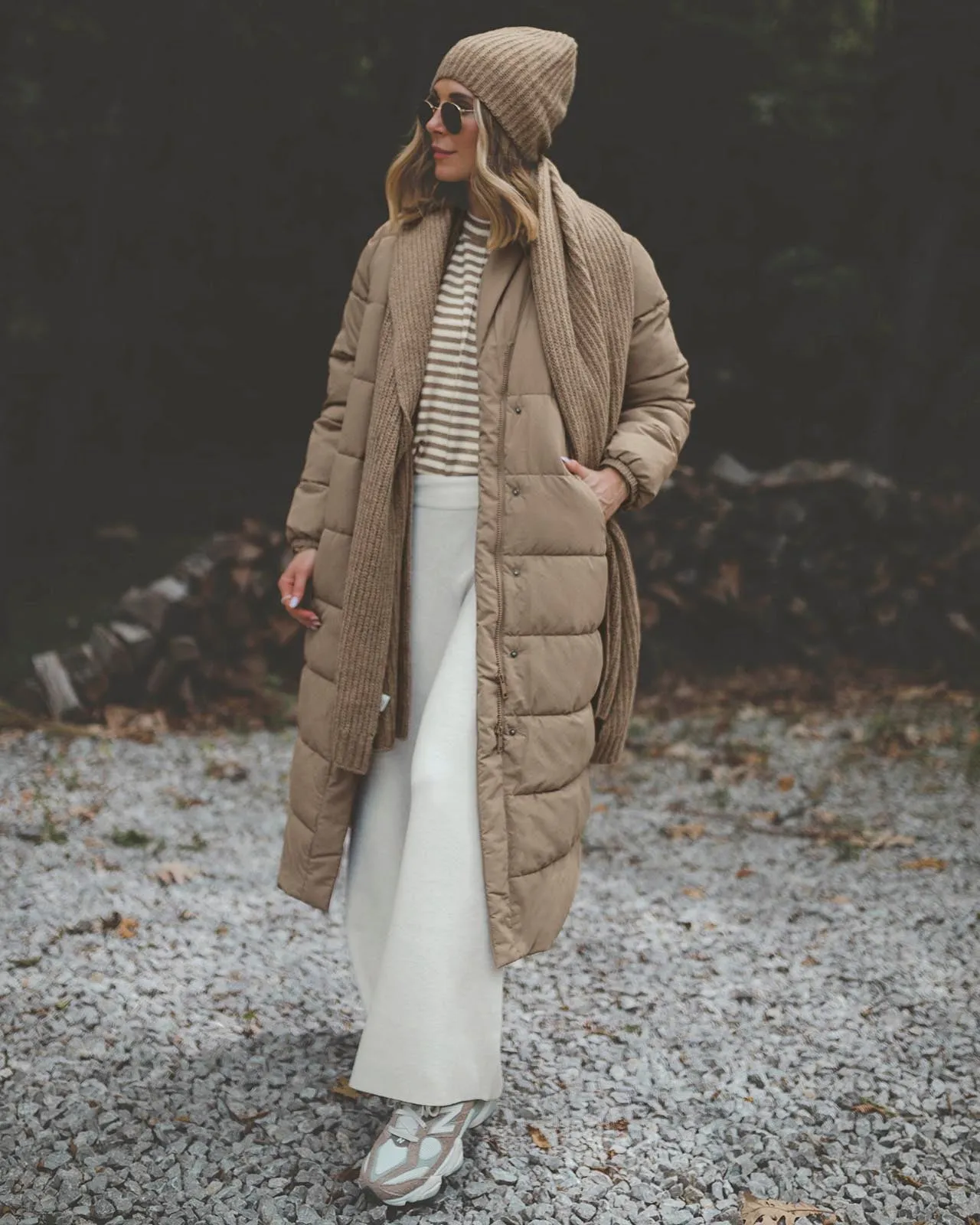 Splendid x @Cellajaneblog Long Puffer Coat