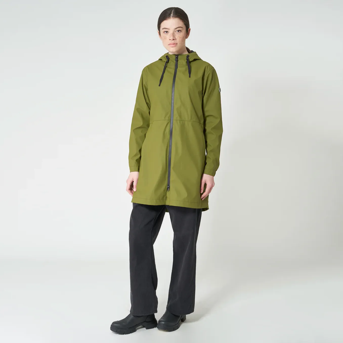 Tantä Rainwear Green Lined Raincoat