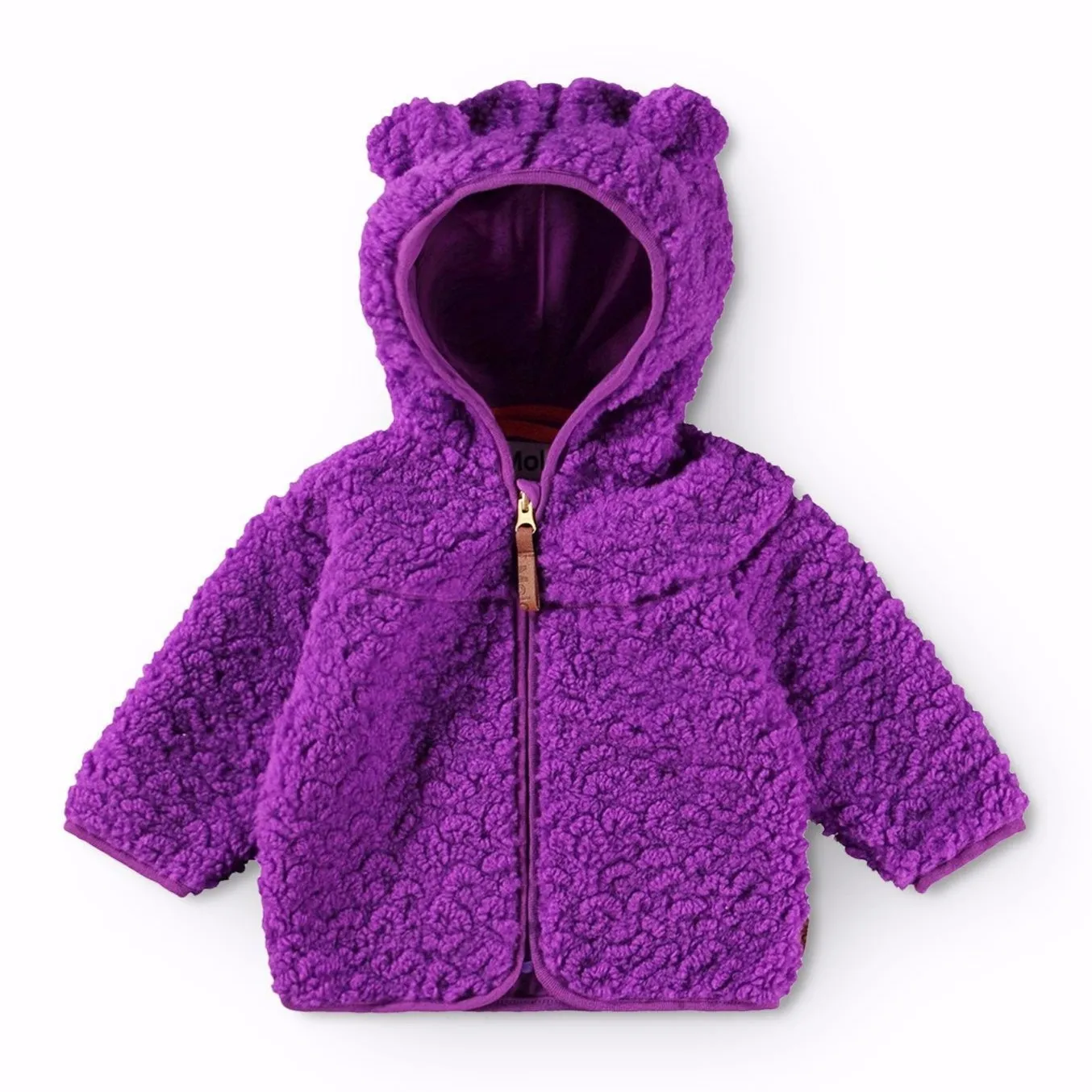 Teddy Ear Purple Fleece Zip-Up Jacket for Infant/Toddler | 6 mo thru 3 yrs