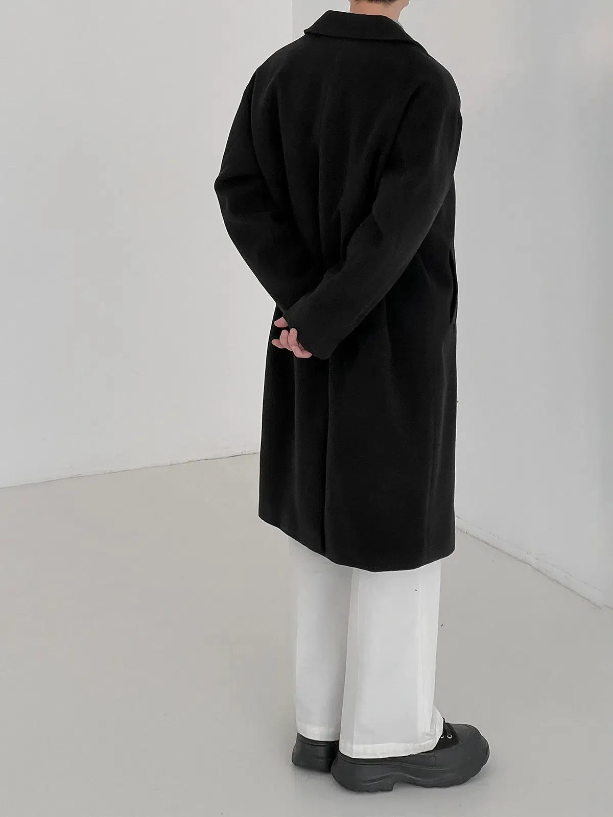 Thickened Woolen Mid-length Coat