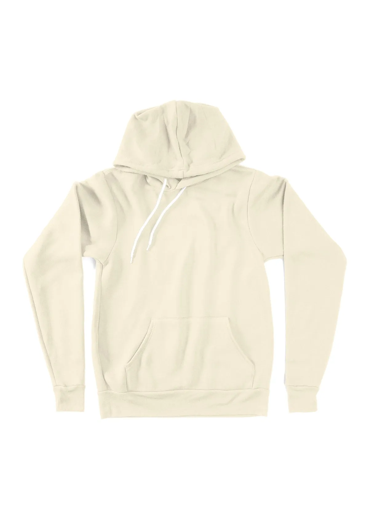 Unisex Sponge Fleece Pullover Hoodie – Natural