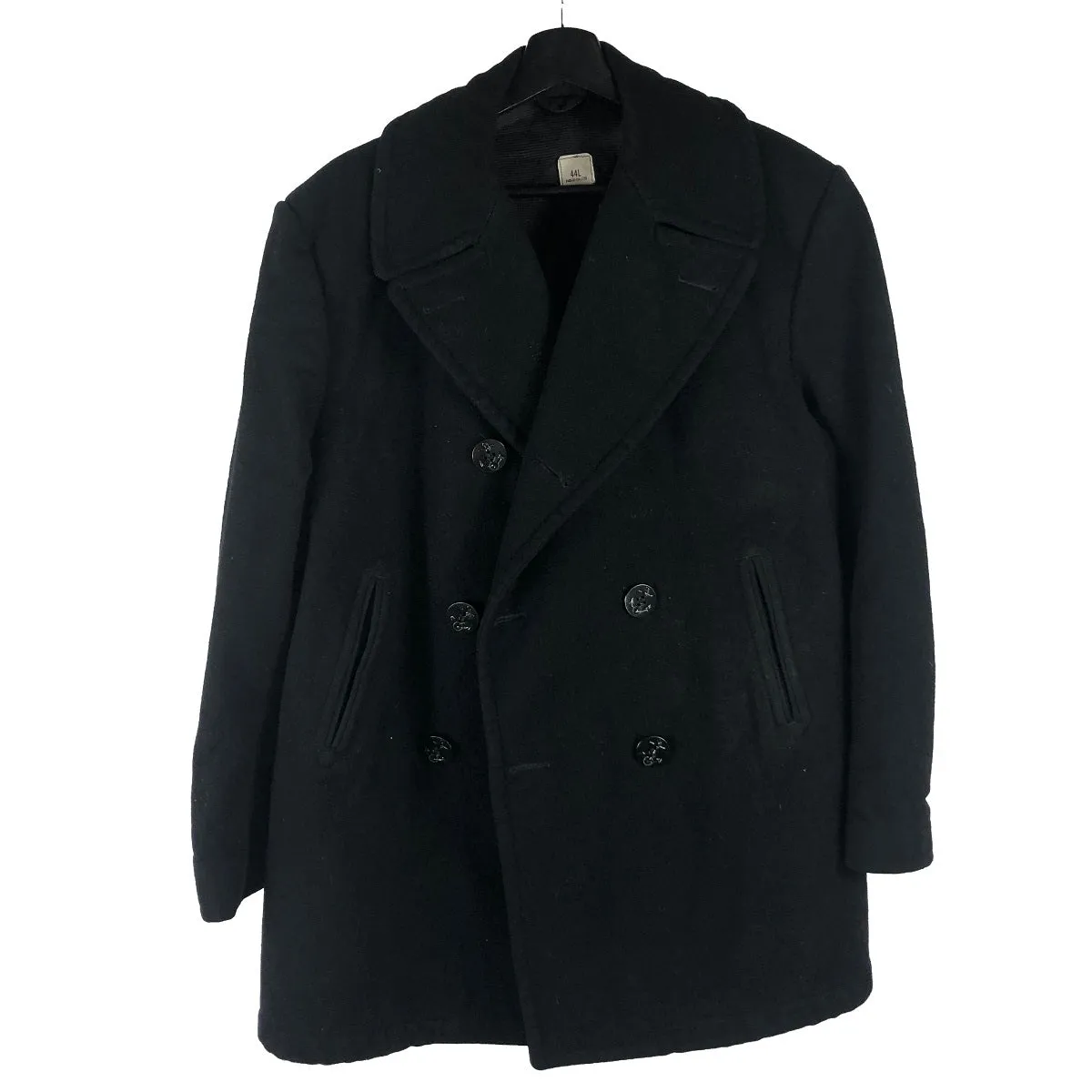 US Navy Cold Weather 100% Wool Pea Coat