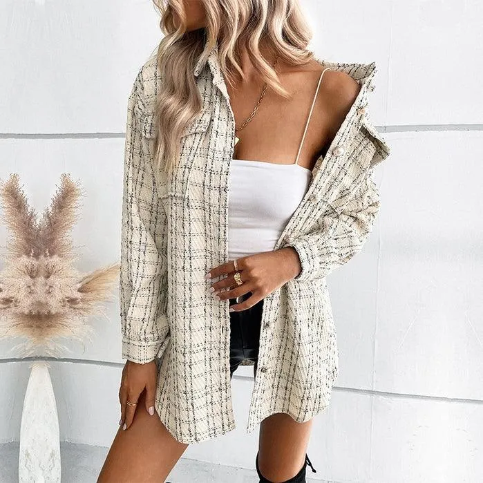 Vintage Plaid Coat