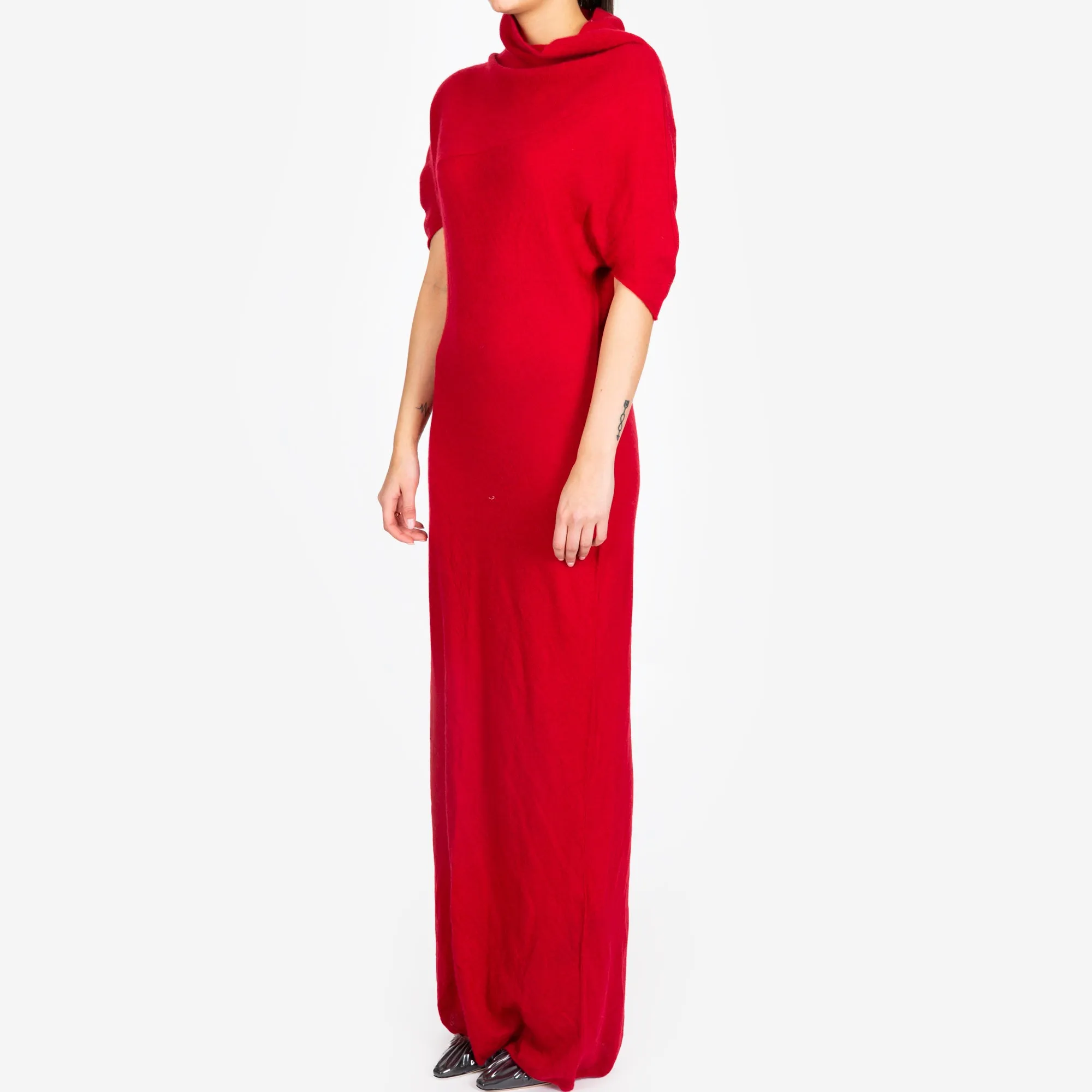 Womens Boiled Hybrid Long Dress